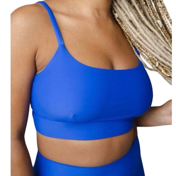 Balance Athletica Ignite Sports Bra Colbalt Blue XL Low Imoact Yoga Athleisure - Picture 1 of 8